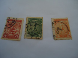 GREECE USED STAMPS  3 OLYMPIC GAMES 1906     POSTMARK - Estate 1896: Atene