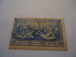 GREECE USED STAMPS  OLYMPIC GAMES 1906 - Sommer 1896: Athen