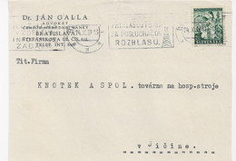 3711 Frontal Bratislava  1939, Flamme, Roshlasu, - Briefe U. Dokumente