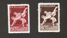 BULGARIA....1958:Michel 1067-8mnh** WRESTLING - Neufs