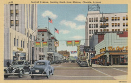 Arizona Phoenix Central Avenue Looking South From Monroe - Phönix