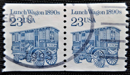 Timbres Des Etats-Unis 1990 -1995 Transportation Stampworld N° 2219 - Usados