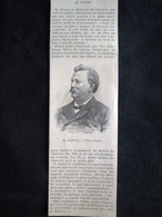 Edmond Floury, Direttore Del Chatelet Incisione Del 1894 - Antes 1900