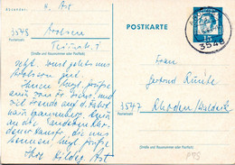 BRD Amtliche Ganzsachen-Postkarte P 79 WSt. "Martin Luther" 15(Pf) Blau, TSt. 4.6.64 AROLSEN - Postkarten - Gebraucht