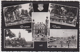 Venlo - Park Met Standbeeld Nolens/Wilhelminapark/Stadhuis/Rosarium/Maasboulevard - Venlo