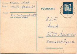 BRD Amtliche Ganzsachen-Postkarte P 79 WSt. "Martin Luther" 15(Pf) Blau, TSt. 10.12.64 DÜSSELDORF - Postkarten - Gebraucht