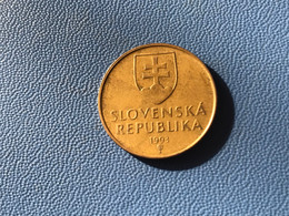 Münze Münzen Umlaufmünze Slowakei 1 Krone 1993 - Slovacchia