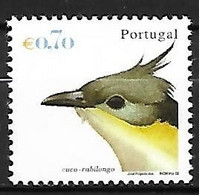 Portugal - MNH ** 2002 : Great Spotted Cuckoo   - Clamator Glandarius - Koekoeken En Toerako's