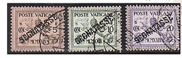 Vaticano - Segnatasse  3 Val. Usati - Postage Due