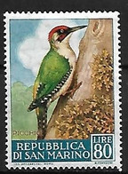 San Marino - MNH ** 1960 :     European Green Woodpecker   - Picus Viridis - Picchio & Uccelli Scalatori