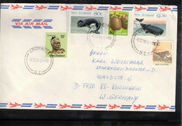 New Zealand 1988 Interesting Airmail Letter - Briefe U. Dokumente