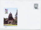 SLOVAKIA 2001 8 Sk Arms Envelope With Illustration: Church - Briefe