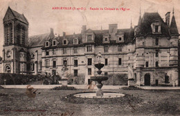 Ambleville - Façade Du Château Et L'Église - Vauréal