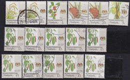 Malaysia    .      SG  .      16 Stamps     ,     O      .       Cancelled - Maleisië (1964-...)