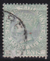 Straits  Settlements      .      SG  .     16       .     O     .      Cancelled - Straits Settlements