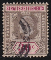 Straits  Settlements      .      SG  .    117        .   O          .   Cancelled - Straits Settlements