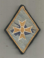 écusson Tissu  , Militaria , Croix De St Louis, 1 ére DB , 2 Scans - Stoffabzeichen