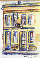 NOGENT-EN-BASSIGNY  (52) :  AQUARELLE : " LE CAFE DE PARIS "  (1975) - Aquarelles