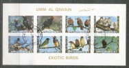 Umm Al Qiwain 1973 Exotic Birds, Mini Imperf.sheetlet, Used T.023 - Umm Al-Qiwain