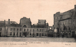 Loo (en Ruines) - La Place - Lo-Reninge