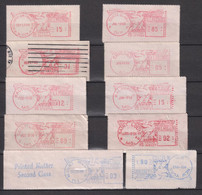 Fragment Meter Stamp 10 Stk. - Timbres De Distributeurs [ATM]