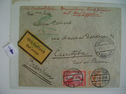 GERMANY - ENVELOPE ZEPPELIN SENT FROM PFORZHEIM TO CURITIBA (BRAZIL) IN 1932 IN THE STATE - Zeppelin