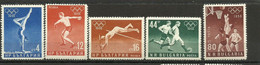 Bulgaria 1956 - Mi. 996/1000 , MH - Neufs