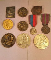Lot De 10 Médailles Diverses - Unclassified