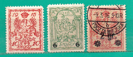 43 Polonia 1915 Correo Local De Varsovia-Yvert Servicio Interior 3 Y 8 Mint,12 Usado - Ungebraucht