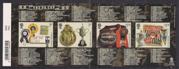 GB 2022 QE2 The FA Cup M/S With Barcode SG MS 4642 Umm ( T157 ) - Hojas & Múltiples