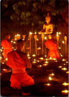 (1 L 40 A) Germany - Posted To Australia During COVID-19 Pandemic - Monk "Offering Of Light" - Buddhism