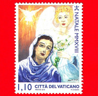 VATICANO - Usato - 2018 - Natale - Annunciazione - Angelo Gabriele - (realizzata Da Un Detenuto) - 1.10 - Used Stamps