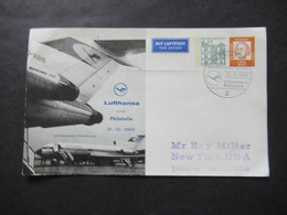 BRD 1965 Privatganzsache PP Lufthansa Und Philatelie Mit Boeing 727 / Motiv Flugzeuge - Cartas