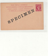 British Honduras / Stationery / Speicimen Overprints - Honduras