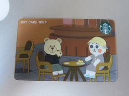 China Starbucks Gift Card, 2020 Bears,used,code 05 - Gift Cards