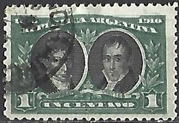 Argentina 1910 - Mi 138 - YT 149 ( Nicolá Rodriguez Peña & Hipolito Vieytes ) - Oblitérés