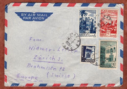 Luftpost, Staedteansichten, Rabat Nach Zuerich 1955 (11440) - Covers & Documents