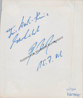 Original Autogramm Jürgen Renfordt /// Autogramm Autograph Signiert Signed Signee - Autographs