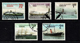 New Zealand 2012 Great Voyages Of NZ Set Of 5 Used - Gebraucht