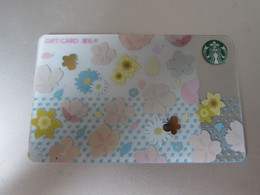 China Starbucks Gift Card, 2020 Flowers,used,code 01 - Gift Cards