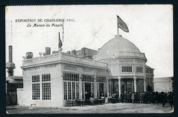 CPA - Carte Postale - Belgique - Exposition De Charleroi 1911 - La Maison Du Peuple (CP21636OK) - Charleroi