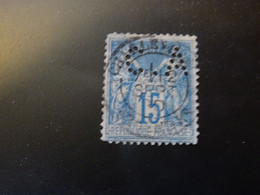 Perforé  Sage FRANCE   C.A - Used Stamps