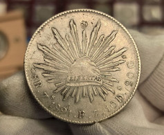 México 8 Reales 1891 Zacatecas Km 377.13 Plata - Mexique