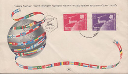 1950. ISRAEL. 40 + 80 Pr. UPU On Nice FDC  Cancelled First Day Of Issue 26 3 1950. Beautifu... (Michel 28-29) - JF433367 - Unclassified