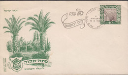 1949. ISRAEL. Well Of Petah Tikvah 40 Pr. On Beautiful FDC Cancelled First Day Of Issue  10 8 ... (Michel 18) - JF433371 - Autres & Non Classés