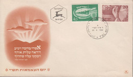 1950. ISRAEL. 40 + 20 Pr. 2nd Independence Day On Nice FDC Cancelled First Day Of Issue 23 ... (Michel 30-31) - JF433377 - Other & Unclassified