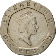 Monnaie, Grande-Bretagne, Elizabeth II, 20 Pence, 1989, TTB+, Copper-nickel - 20 Pence