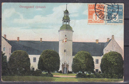 Danemark - Carte Postale De1912 - Obit Haerlev  ! - Exp Vers Anvers - Vue De Overgaard - Storia Postale