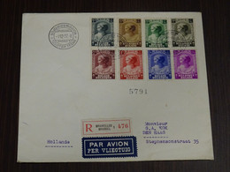 Belgium 1937 Registered  FDC VF - ....-1951