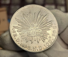 México 8 Reales 1893 Durango Km 377.4 Plata - Mexique